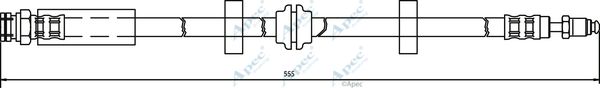 APEC BRAKING Тормозной шланг HOS3169